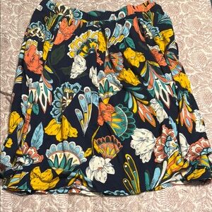 Floral Print Skirt - Multicolor